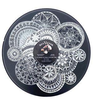 gramophone disc mandala 4